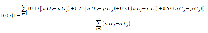 Accuracy formula